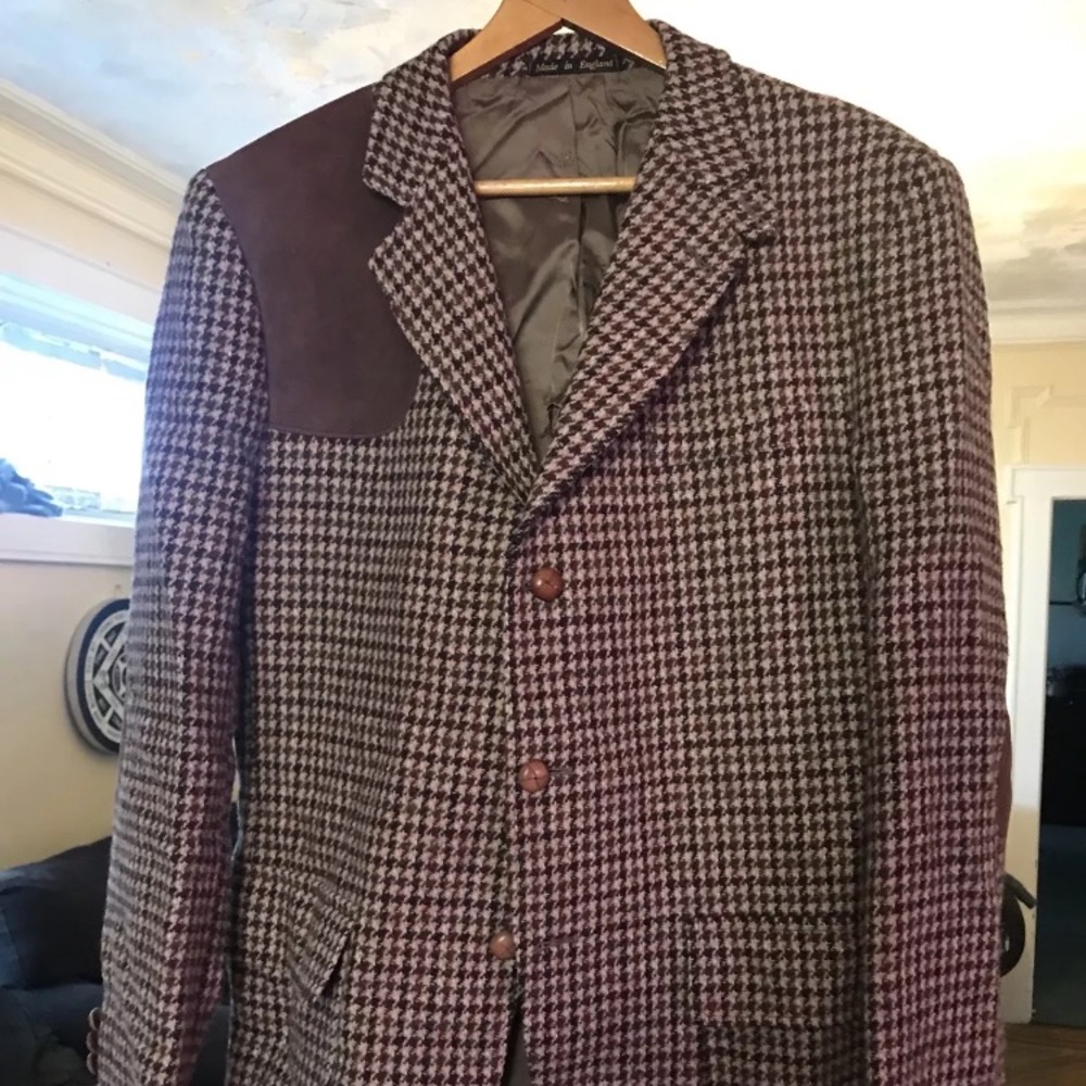 Orvis Harris Tweed Houndstooth Field Sport Coat